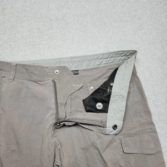 Kuhl‎ Pants Mens 40x30 Gray Utility Hiking Work Outdoors Cargo Stretch Straight - Picture 3 of 11